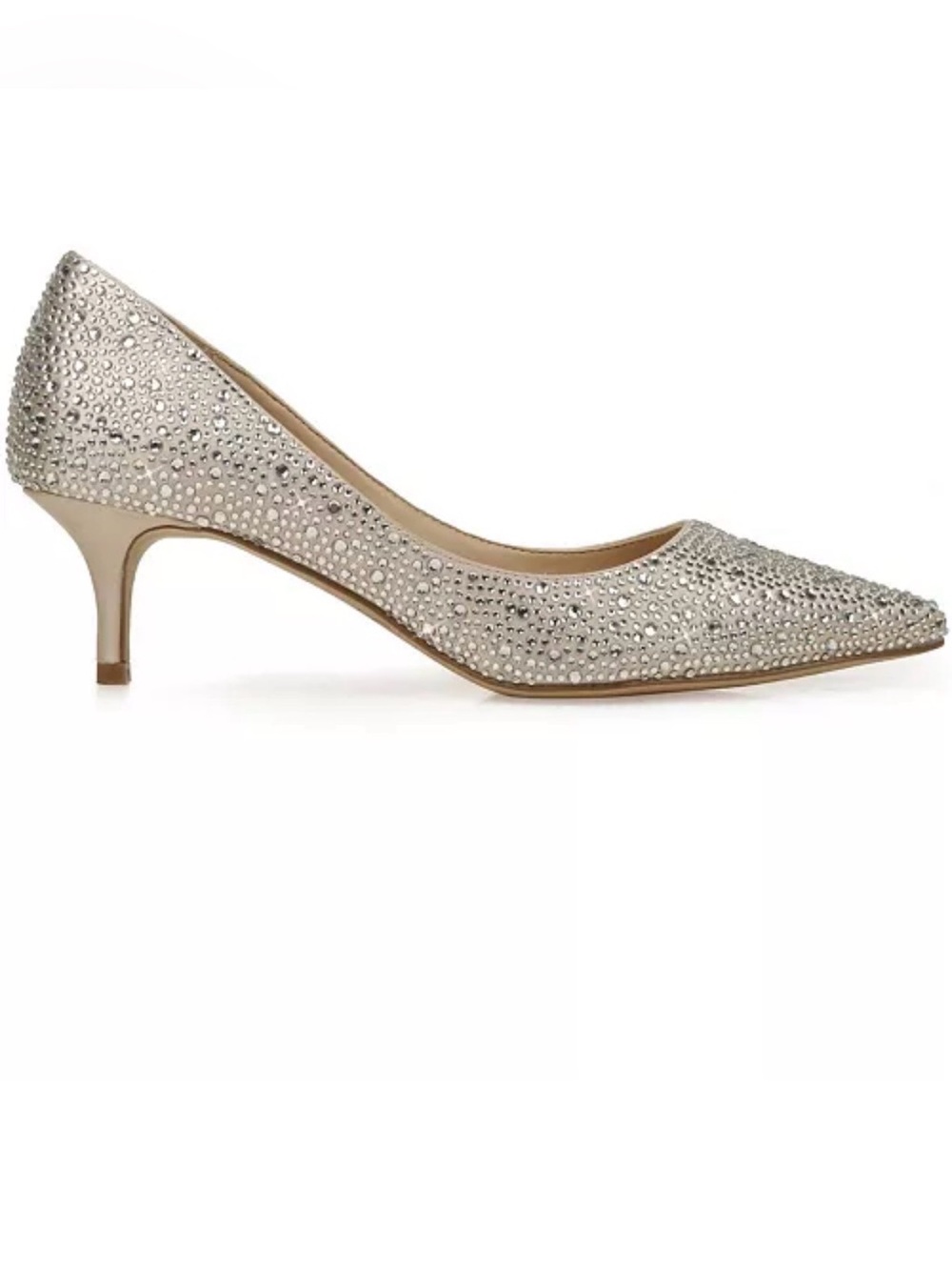 Jewel Badgley Mischka
Women's Frenchie Kitten Heel Evening Pumps, size 8.5 - Picture 3 of 10